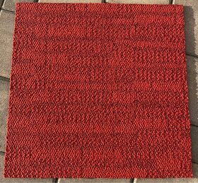Kobercové čtverce červená barva - 12 m2 - 2