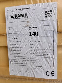 Pamatherm PIR 140mm PD, 4ks - 2