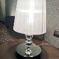 Krásná stolní lampa s křišťálem- pro noční/pracovní stolek - 2
