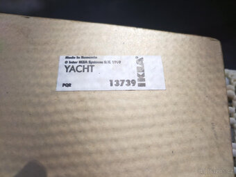 Otočná police pod TV z IKEA velká 80 cm ve tvaru půlkruhu - 2