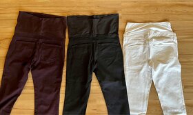 Těhotenské džíny H&M 3 ks, vel. S - 2