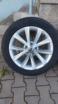 Alu kola 5x112 r17 letní pneu vw passat b7 alltrack - 2