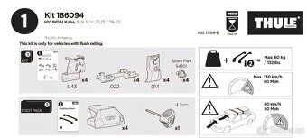 Montážní kit Thule Evo 186094 pro Hyundai Kona - 2