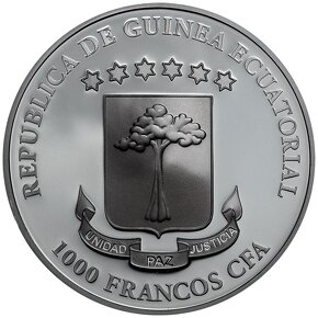 Nádherná mince - Crystal Skull - La Luna de Sangre - 1 Oz - 2