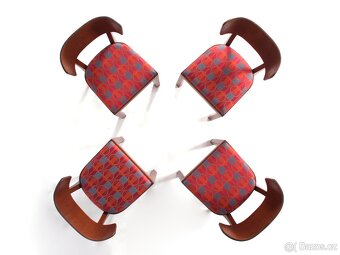 4x nádherné jídelní židle ve stylu ArtDeco. - 2