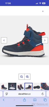 Dětské zimní boty vel.27 Quechua Decathlon zánovní - 2