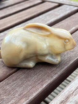 KOH-I-NOOR - Starý celuloidový ZAJÍČEK na setrvačník - 2