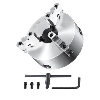 VEVOR 3-čelisťové sklíčidlo soustruhu, 10'' - 2