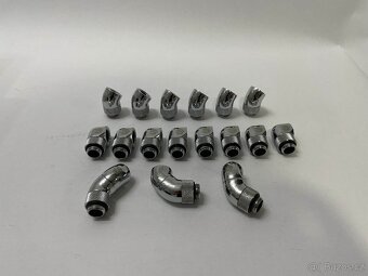 Vodní chlazení - Fitinky Bitspower Silver - 2