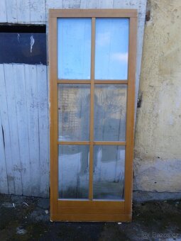 Dřevěné okno 86 x 216 cm - 2