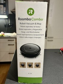 Robotický vysavač iRobot Roomba Combo 1138 šedý - 2