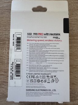 SAMSUNG 990 PRO 2TB + chladič - 2