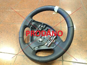 Volant kožený kůže Opel Ford Renault Peugeot Citroen Fiat VW - 2