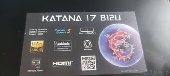 Herní notebook Katana 17" Top stav - 2