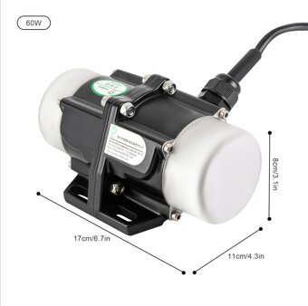 Vibrační motor 60w 3000rpm - 2
