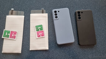 SAMSUNG S21+ 2x kryt, 2x ochranné sklo - 2