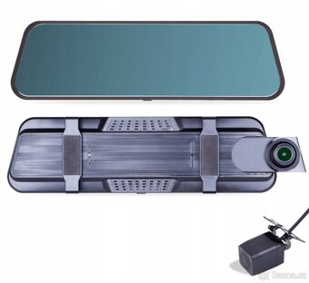 AUTOMOBILOVÉ KAMERA 4K 10 PALCŮ V ZRCÁTKU S COUVACÍ KAMEROU - 2
