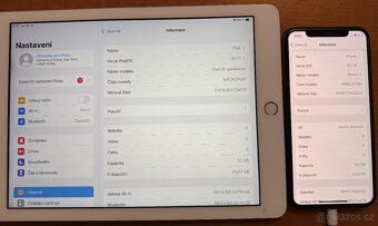 Prodám iPhone X + iPad 6 generace - 2