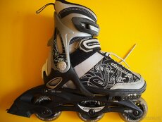 Inline brusle Rollerblade – šedo černé - 2