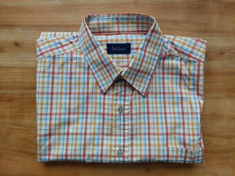 Zánovní košile - krátký rukáv, L-XL, pánská mužská - SLEVA - 2