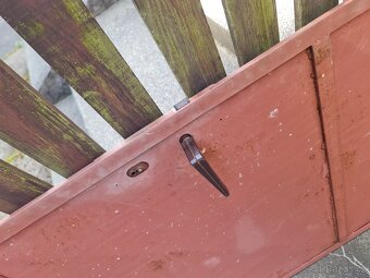 2x kovové protipožární dveře - 2