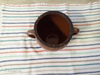 Keramická nádoba na sádlo , povidla atd. - 2