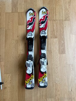 Lyže 80 cm, celý set - 2