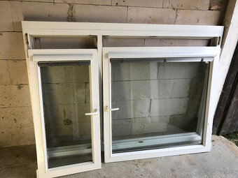 Bílá plastová okna / dveře - 2