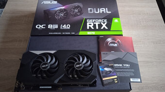 RTX 3070 ASUS DUAL O8G - PERFEKTNÍ STAV - JAKO NOVÁ - 2