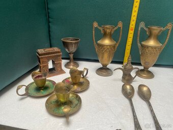 vintage mosazné a bronzové předměty - 2