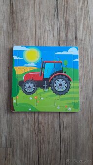 Dřevěné puzzle 9 dílků a 16 dílků - 2
