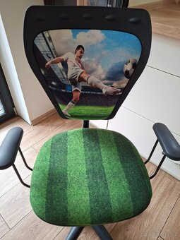 Dětská otočná židle fotbalista - 2
