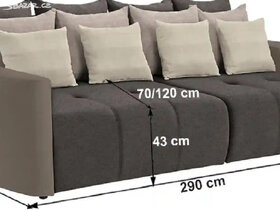 Velká pohovka Porto Big Sofa, rozkládací - 2