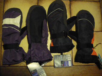 snowboardové , lyžařské rukavice nové, nenošené - 2