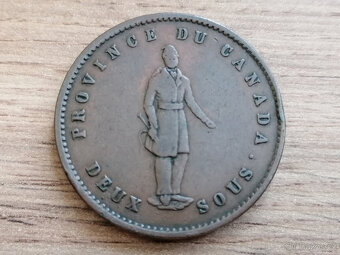 1 Penny 1852 kolonie Kanada Province du Canada Bank Token - 2