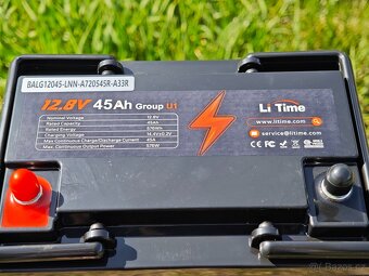LiFePO4 baterie LiTime 12V 45Ah - 2