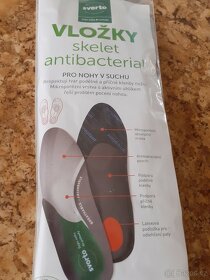Vložky do bot Svorto - skelet antibacterial, vel. 39 - 2