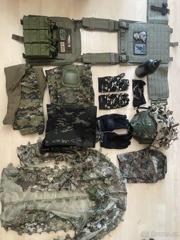 Kompletni vybava na Airsoft (zbran+prislusenstvi, obleceni) - 2