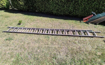 Žebřík dvojitý 5-10 metrů,i jako štafle 5 metrů - 2