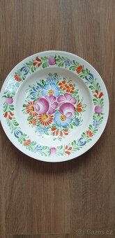 Chodská keramika, 2 talíře - 2