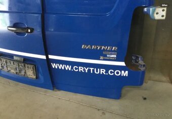 Peugeot partner - kufr. dveře. Model 2012 - 2