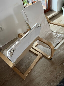 Dětské křeslo IKEA, bříza dýha - 2