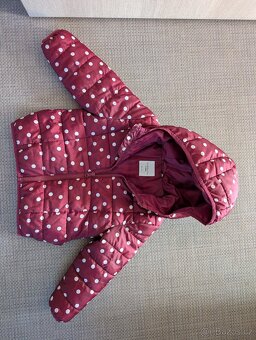 Dětské zimní bundy vel. 92 - 2