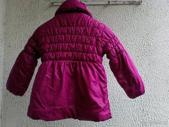 Dívčí prošívaná bunda zn. Kenvelo, vel. 108 – 114 - 2
