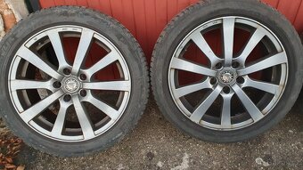 zimní 17" Platin rozteč 5x112 Škoda VW Audi Seat - 2