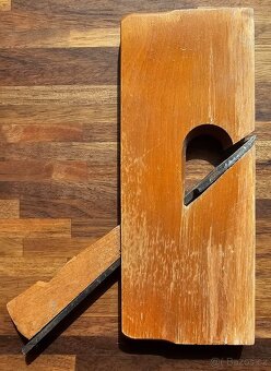 Sada dřevěných hoblíků, nože Goldenberg, 130 let starý - 2