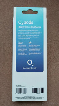 Bezdrátová sluchátka O2 pods černá barva - nerozbalená - 2