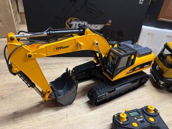 nový set - celokovový profi bagr + nakladač 1:14 - 2