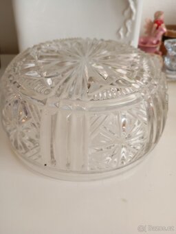 Retro skleněná mísa - 2