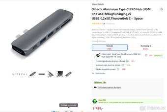 Satechi Aluminium Type-C PRO Hub - 2